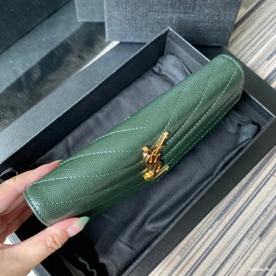 YSL FLAP MONOGRAM LARGE WALLET 0811